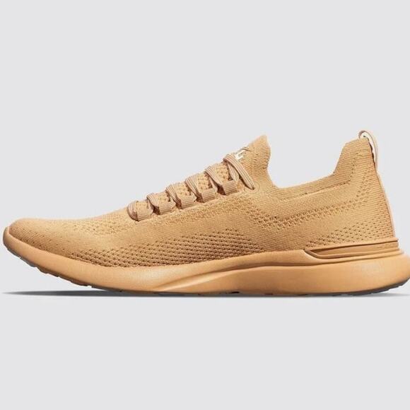 NEW APL Athletic Propulsions Lab Men's Techloom Breeze Tan Sneakers - Picture 5 of 16